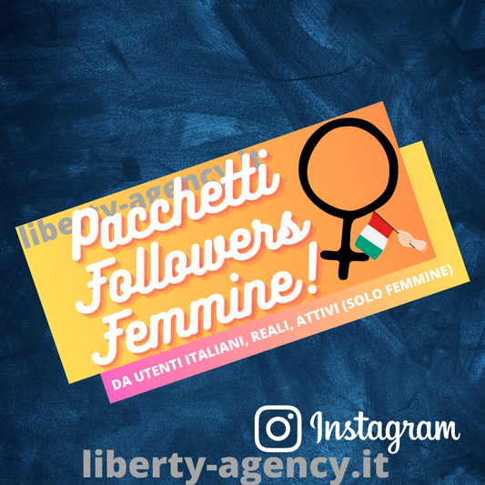 Followers Femmine Instagram ⭐⭐⭐⭐⭐