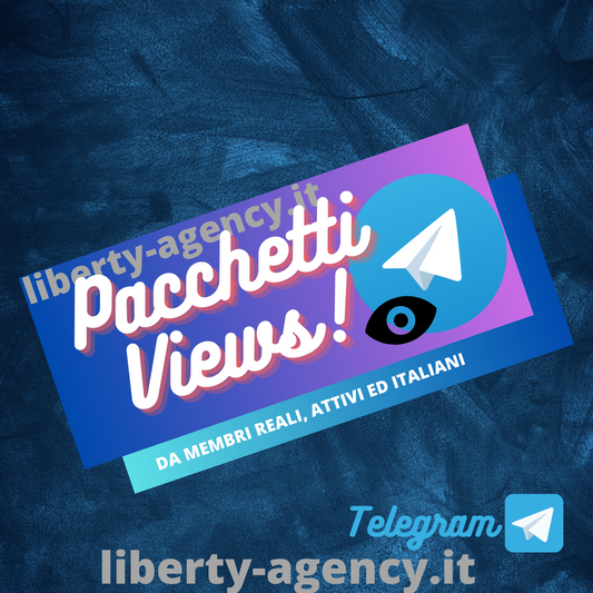 Visualizzazioni Telegram ⭐⭐⭐⭐⭐