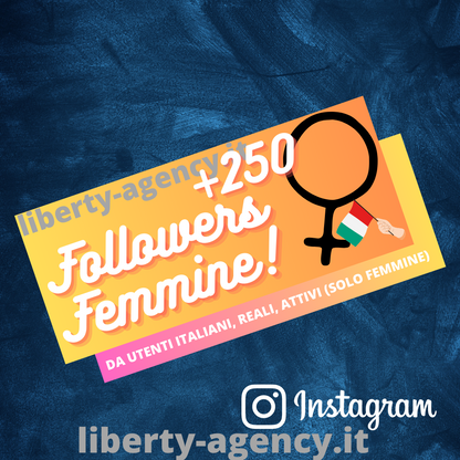 Followers Femmine Instagram ⭐⭐⭐⭐⭐